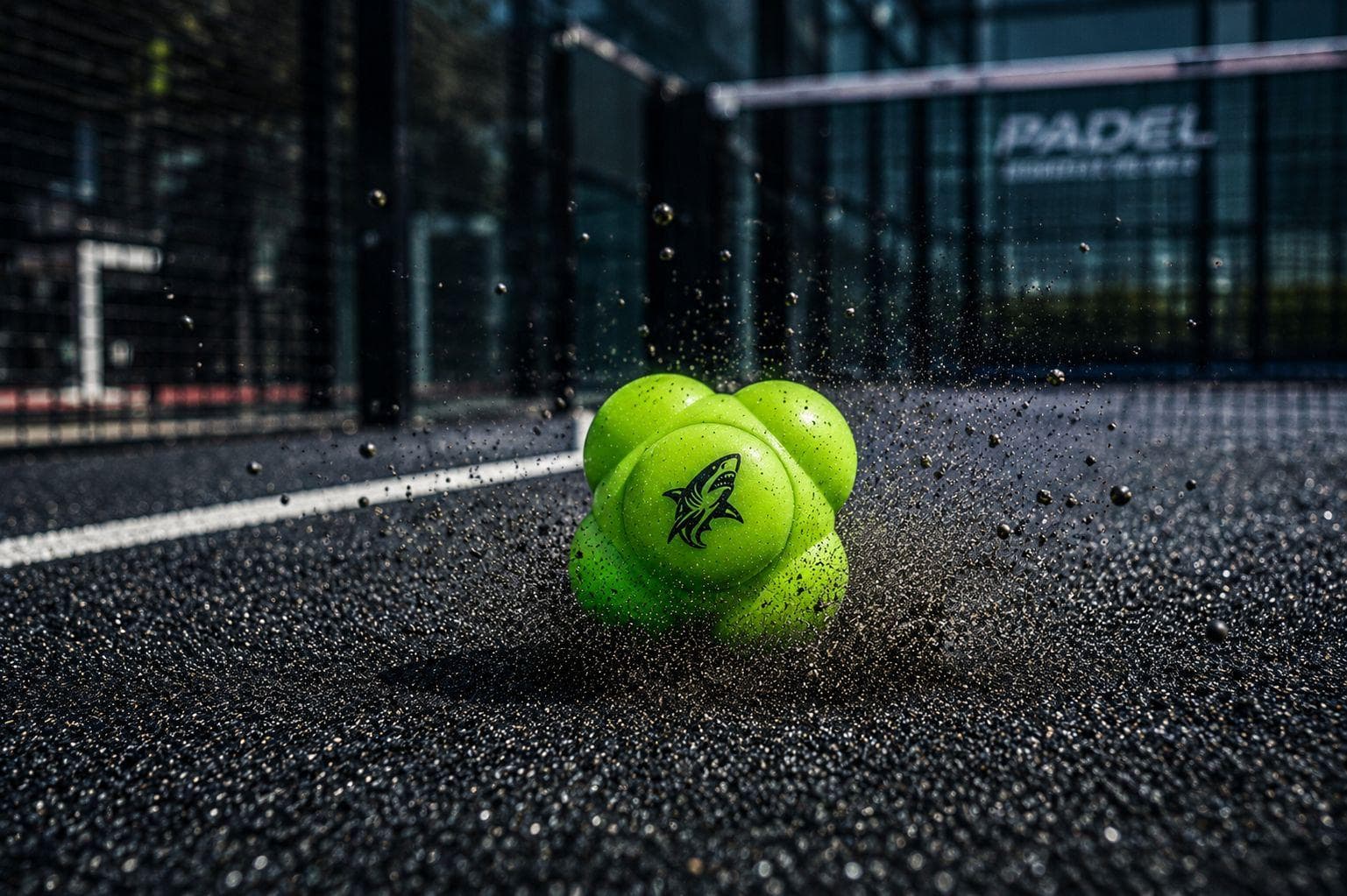 Bola de Reação Verde — Padel